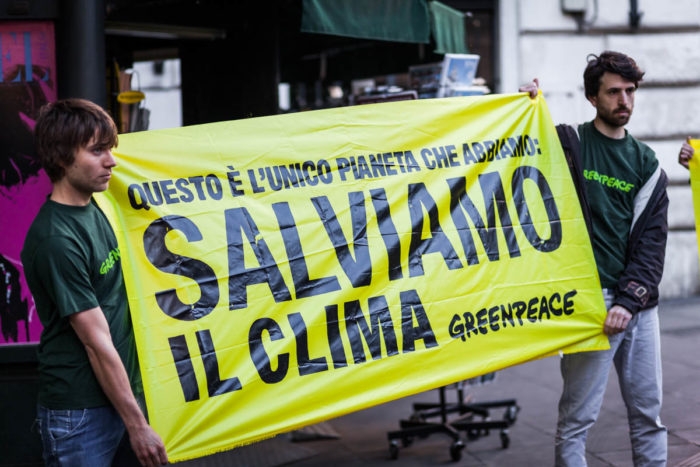 Greenpeace a Gentiloni: il G7 può diventare la Caporetto degli accordi di Parigi