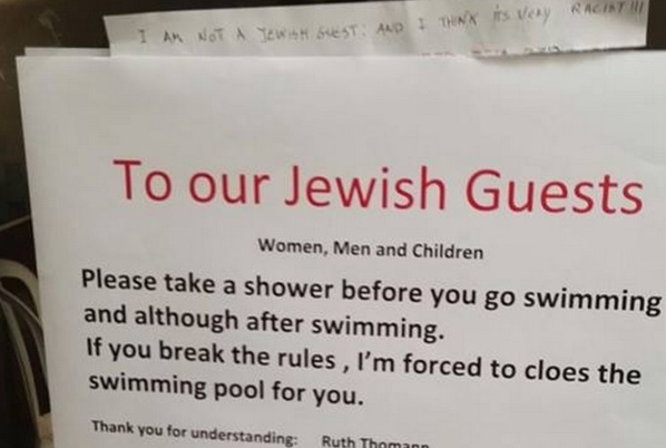 Svizzera: hotel a clienti ebrei, doccia prima di bagno in piscina