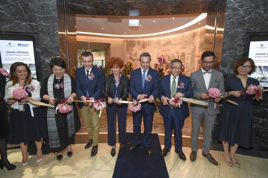 Inaugurata  al Leonardo da Vinci la nuova “Plaza Premium Lounge”