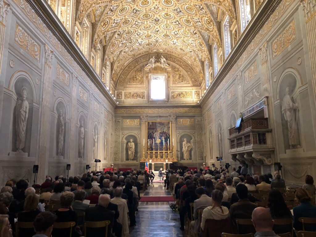 La musica azerbaigiana incanta alla Cappella Paolina di Palazzo del Quirinale, domenica 14 ottobre 2018