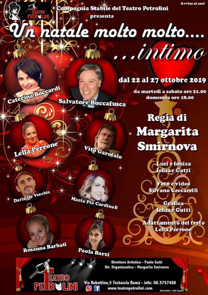 Al Teatro Petrolini di Roma “Un Natale molto molto… intimo”