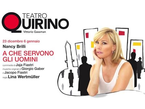 Teatro Quirino. “A che servono gli uomini” 23 dicembre – 6 gennaio 2020