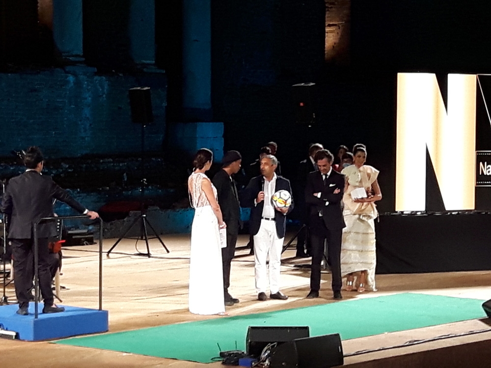 15mo Nations Award con Ronaldinho e altri miti in nome dell’ambiente
