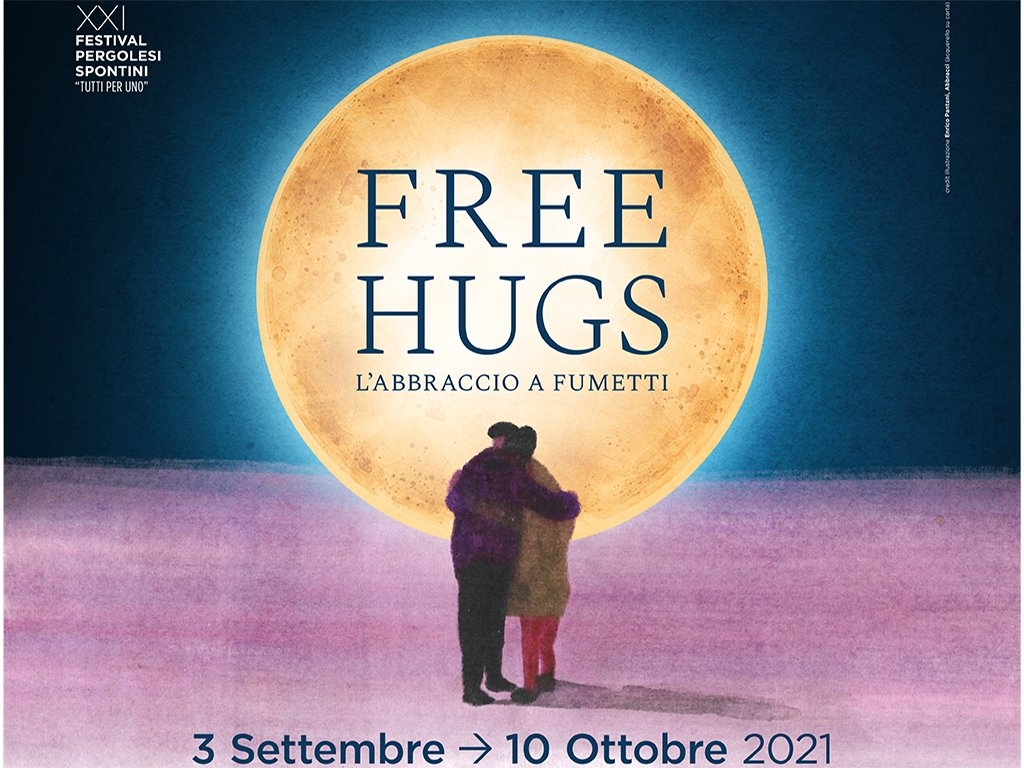 Venezia 78. Alle Giornate degli Autori “Free hughs”, mostra di oltre 40 artisti  sugli abbracci a fumetti