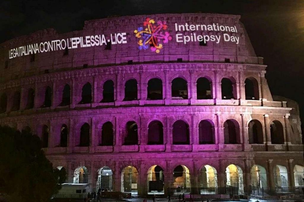 LICE. Giornata internazionale contro l’epilessia, 14 febbraio 2022: il  Colosseo si colora di viola