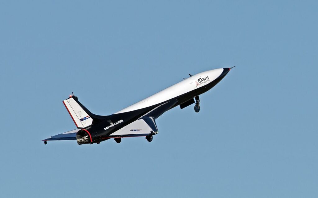 Primi voli per l’aereo spaziale di Dawn Aerospace
