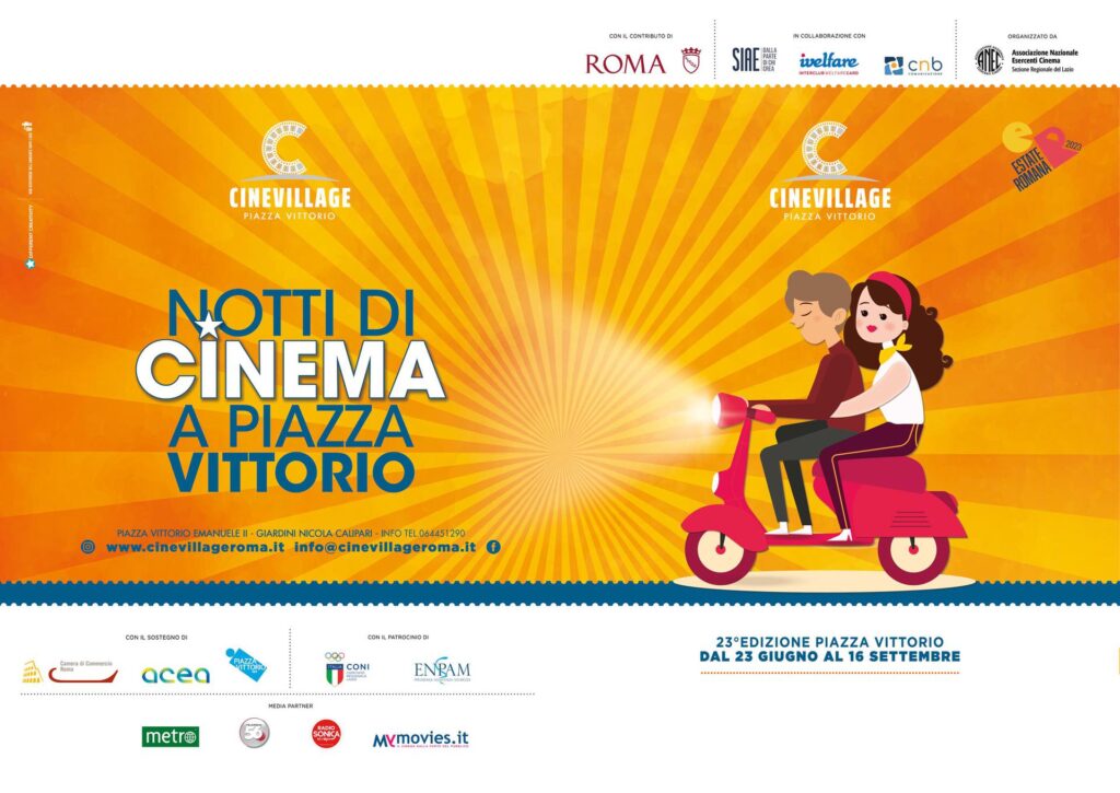 Notti di cinema a Piazza Vittorio dal 31 luglio al 6 agosto