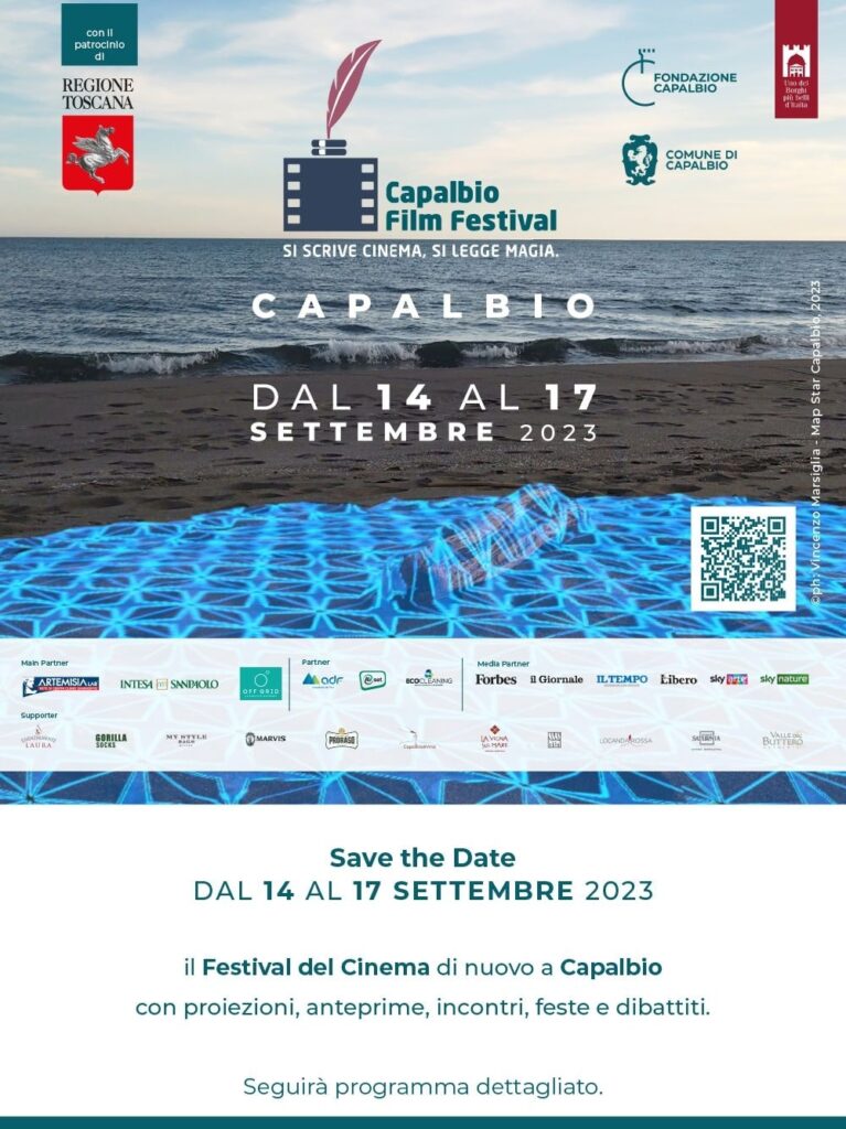 Al via dal 14 al 17 settembre il Capalbio Film Festival 