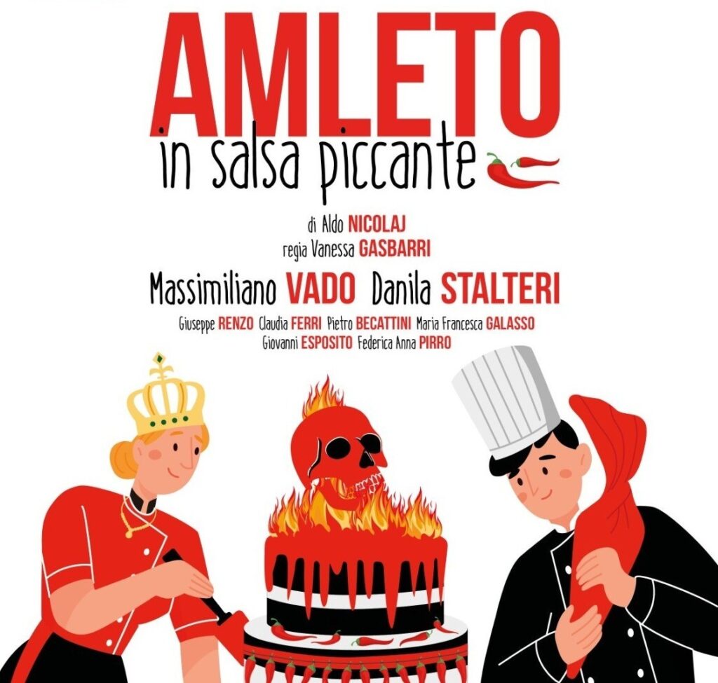 Teatro de’ Servi. Dall’8 al 20 aprile “Amleto in salsa piccante”