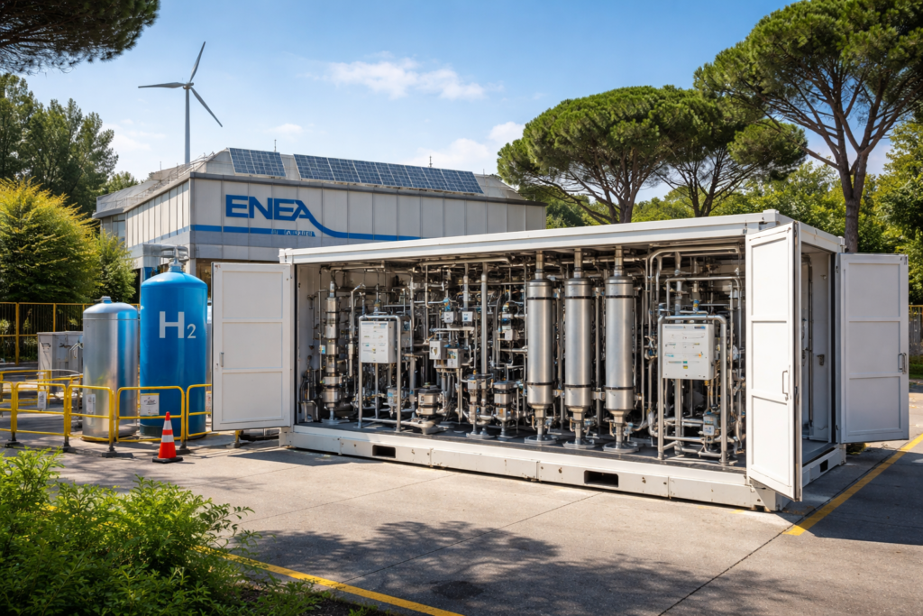 ENEA, nuovo impianto per la separazione idrogeno/metano