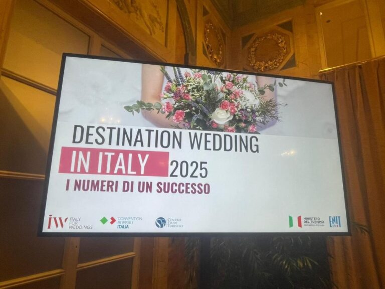 Turismo, Italia multi-destinazione per eccellenza dei matrimoni stranieri