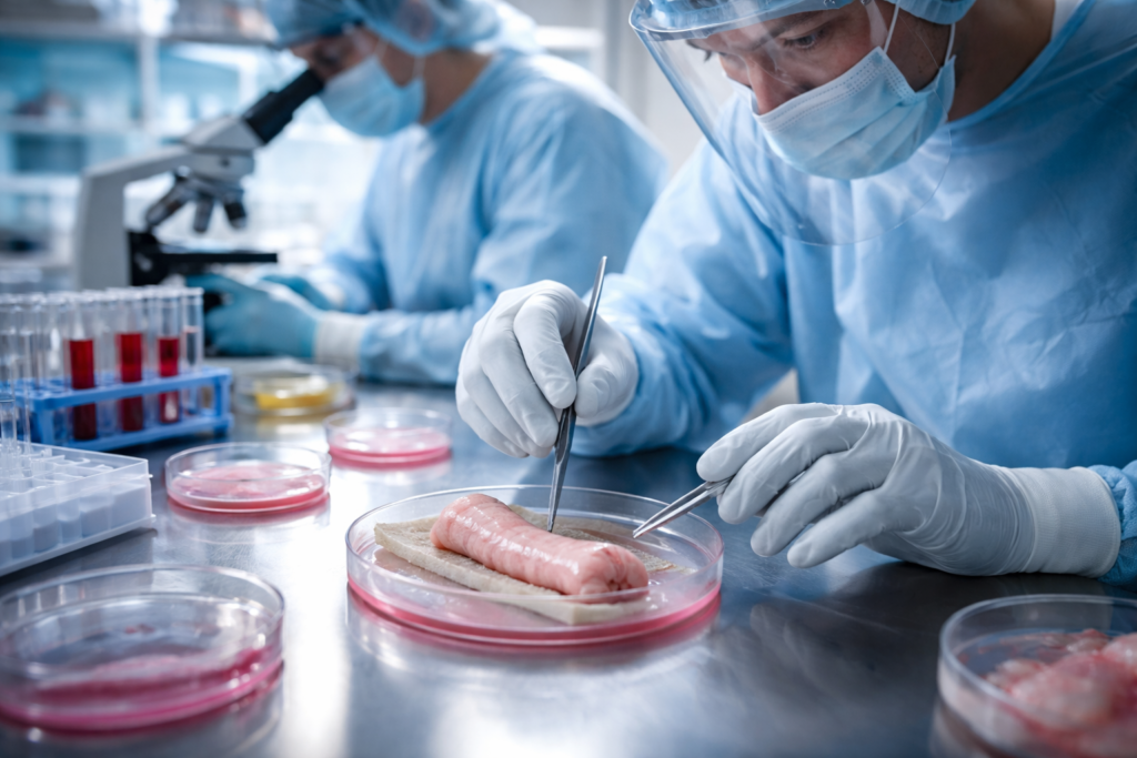 Esofago coltivato in laboratorio: successo nei maiali