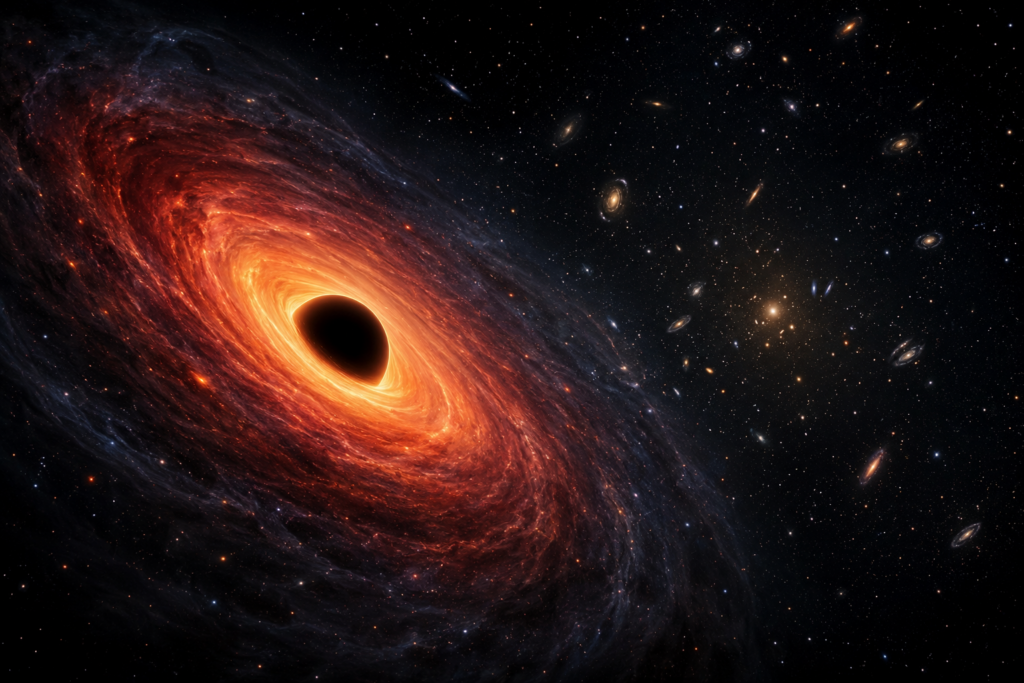 Inaf: l’enigma del buco nero nato prima delle stelle