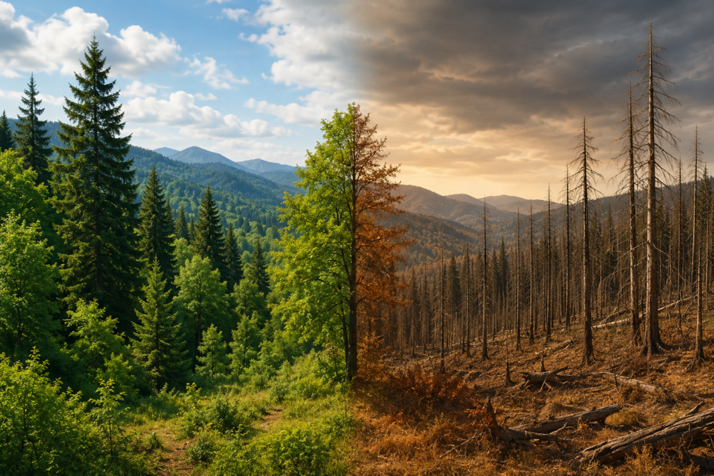 Cambiamento climatico e foreste europee