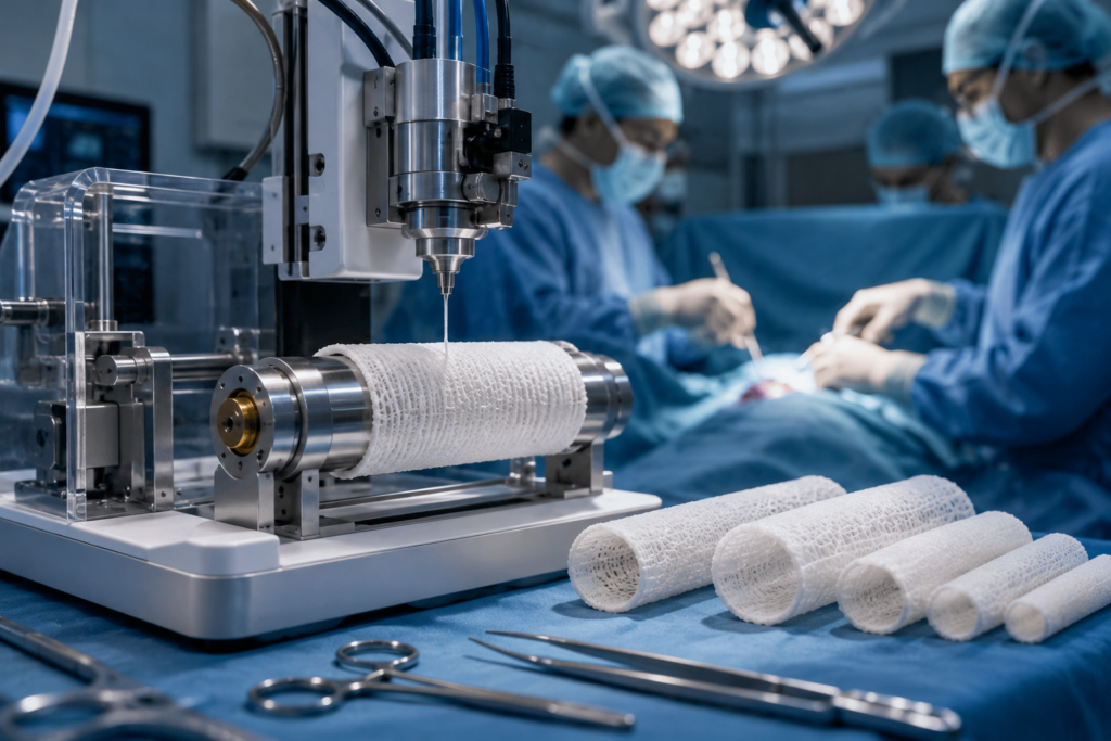Innesti vascolari personalizzati creati in sala operatoria