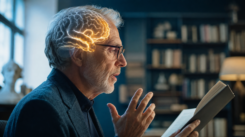 Il linguaggio resiste negli anziani, il cervello non invecchia