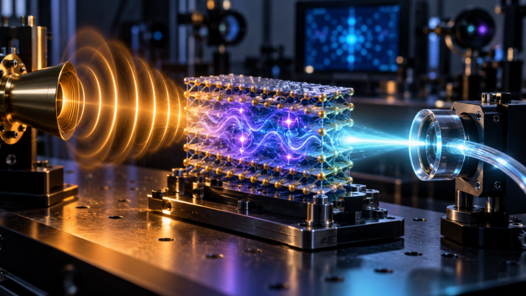 Un semiconduttore converte le microonde in luce