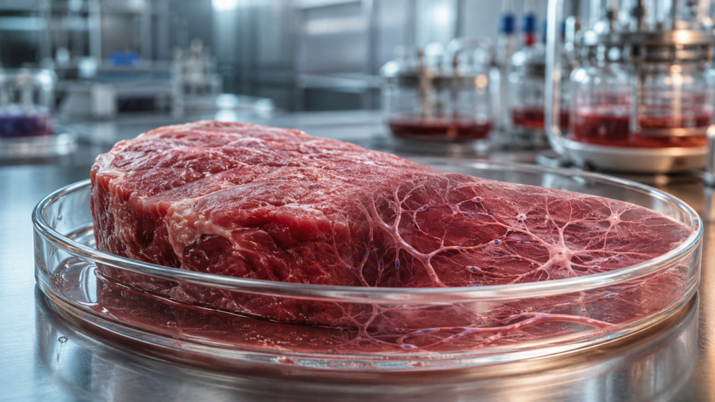 Carne coltivata, le staminali bovine ricreano muscoli e vasi