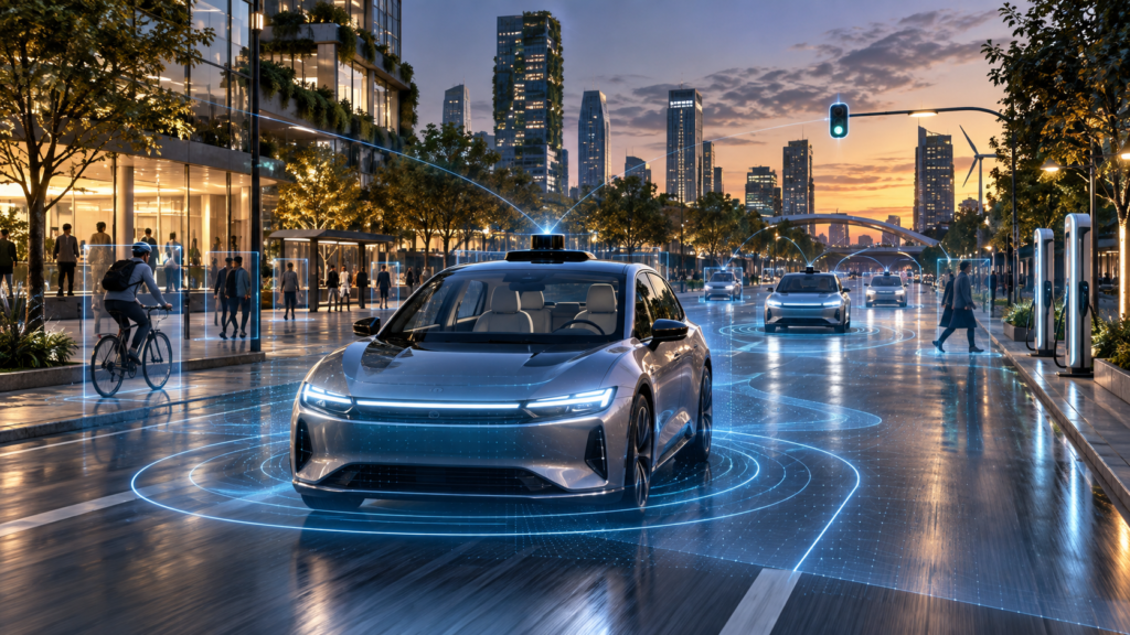 Auto del futuro: guida autonoma, intelligenza artificiale e robotaxi cambieranno la mobilità