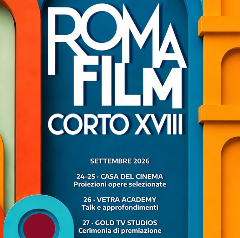 Roma. XVIII edizione del film corto dal 24 al 27 settembre
