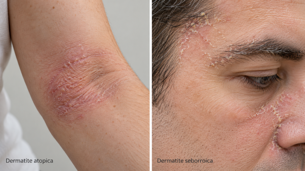 Dermatite atopica e seborroica: differenze, sintomi e cure