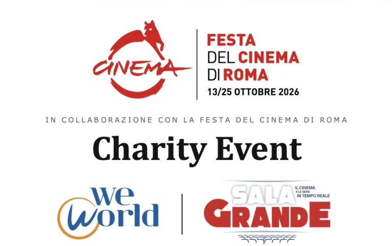 Festa Cinema Roma 2026. Chariry event sostiene WeWorld